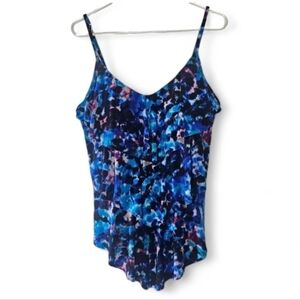 Magicsuit Multicolor Tankini Sz 14